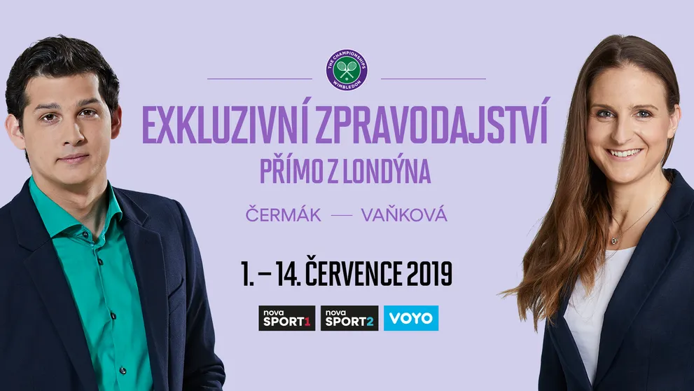 EXKLUZIVNĚ Z WIMBLEDONU: Nova připravuje speciální doprovodný program