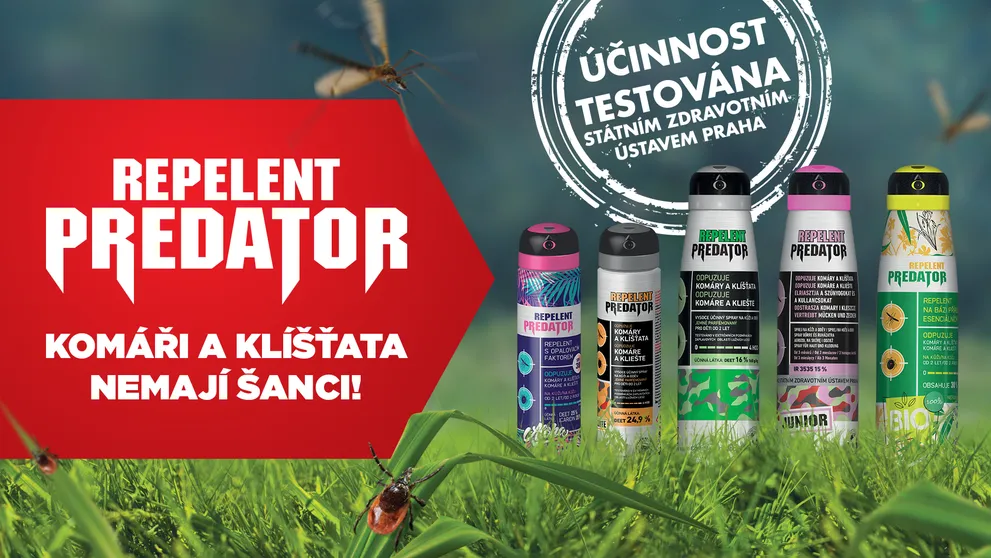 Na výlety do přírody bez obav: Soutěžili jste o balíčky výrobků REPELENT PREDATOR i víc. Jste mezi výherci?