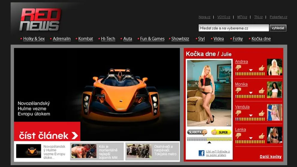 Nový online magazín pro muže RedNews spuštěn!