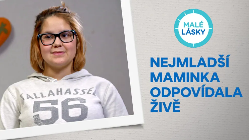 Patnáctiletá maminka z Malých lásek odpovídala ŽIVĚ: Jak Kateřina Lipianská zvládá péči o dítě?