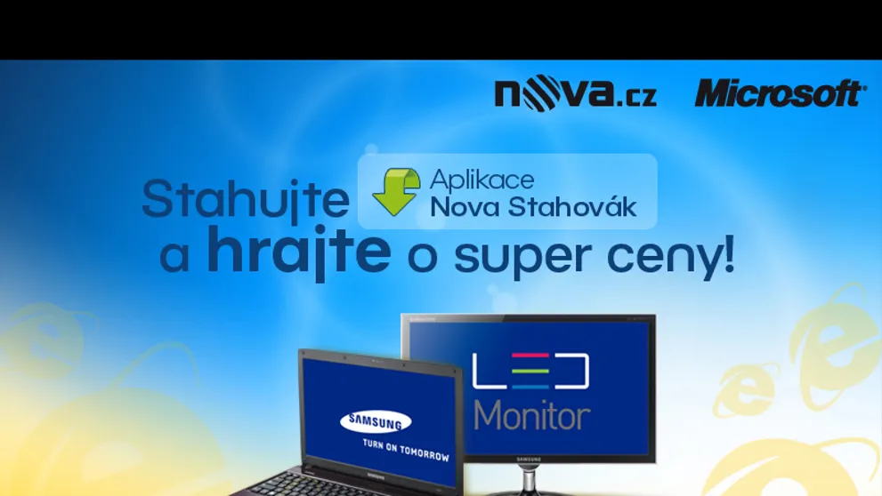 NOVA Stahovák pro webový prohlížeč IE8!