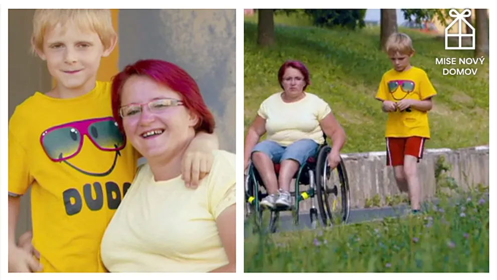 Veřejná sbírka pro Petru Hurtovou z Mise nový domov: Pomozte mamince na invalidním vozíku i vy!