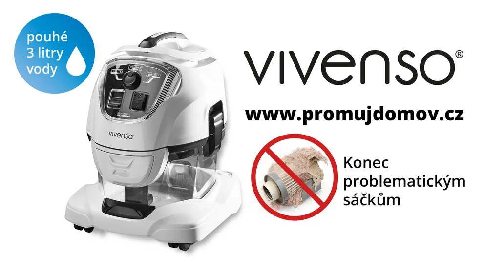 Pohádkový úklid: Kdo vyhrál VODNÍ VYSAVAČ Vivenso v hodnotě 22 690,- Kč?