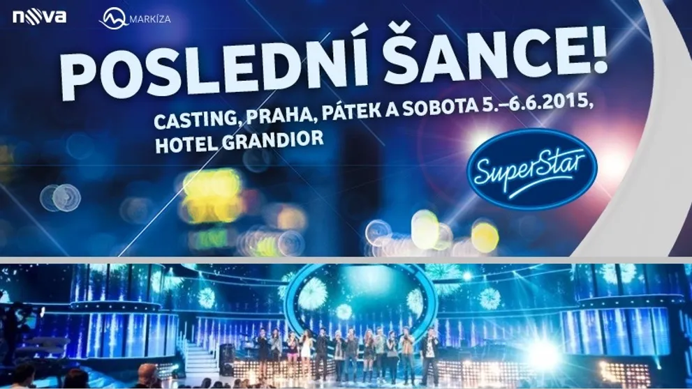 Poslední casting nové řady SuperStar! Tento pátek a sobotu v Praze! Přijďte i BEZ přihlášení