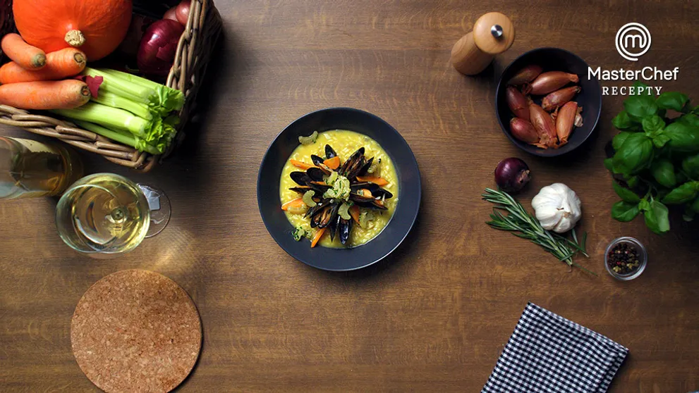 MasterChef recepty: Slávky se šafránovým rizotem podle Lei Skálové