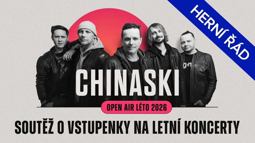 HERNÍ ŘÁD internetové soutěže o vstupenky na Chinaski Air Léto 2026