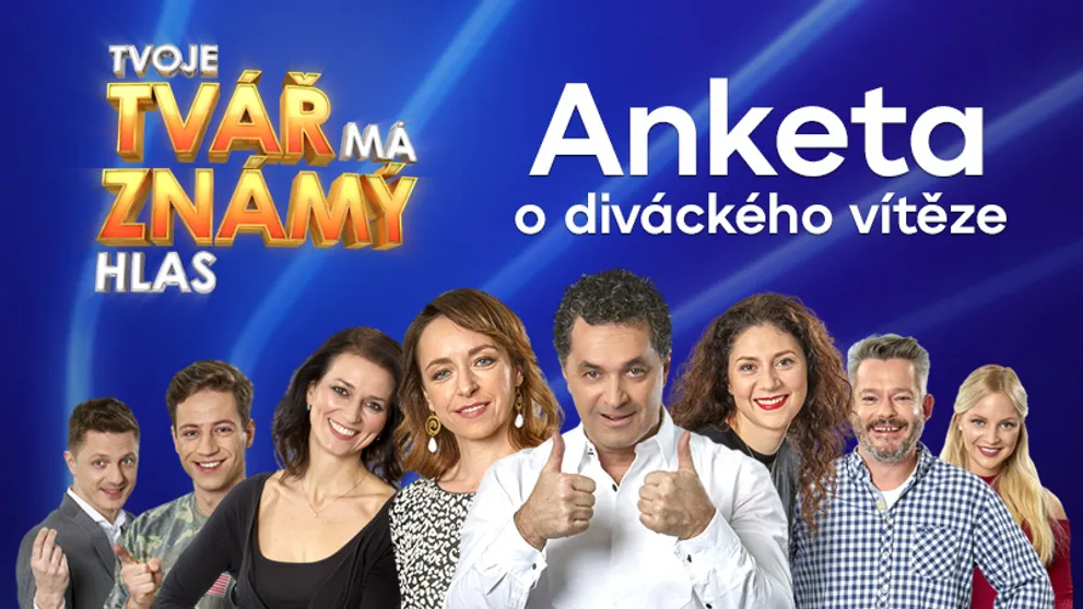 ANKETA: Vyberte diváckého vítěze show Tvoje tvář má známý hlas. Kdo je letos podle vás nejlepší?
