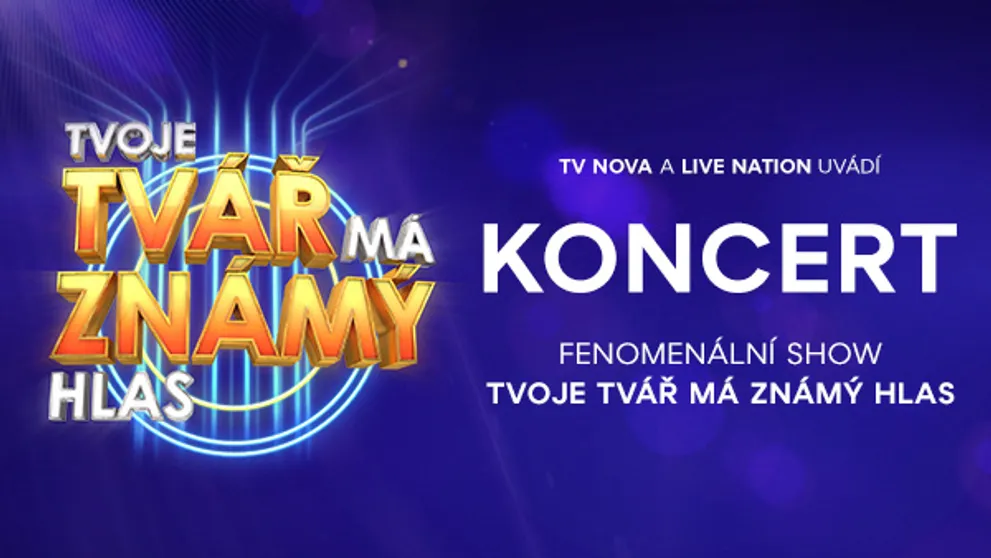 Fenomenální koncert velkolepé show Tvoje tvář má známý hlas je tu