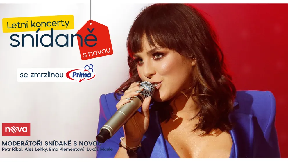 Velkolepý koncert Ewy Farné se Snídani s Novou. To musíte vidět