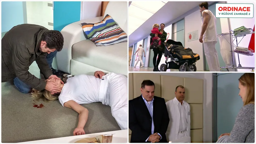 ORDINACE TENTO TÝDEN: Kolaps, pokus o zabití, mrtvice, podvod, nové sblížení a obnova starých vztahů