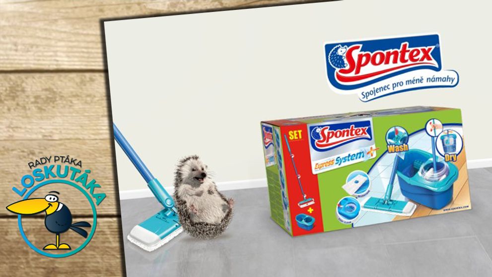 Čistota s radostí: KDO VYHRÁL úklidový set SPONTEX Express Systém+ s moderním ždímáním?