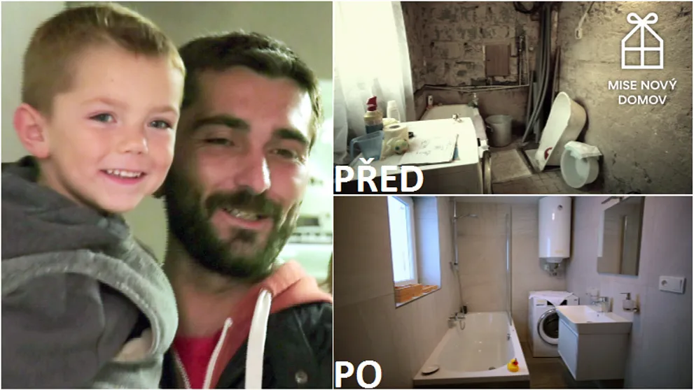 PŘED A PO: Rekonstrukce bytu zachránila rodině Třískových život! Změna o 180 stupňů