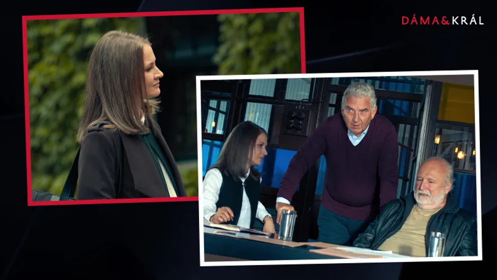 EXKLUZIVNÍ FOTOGRAFIE: Postelová scéna Hrubešové a Hádka v novém seriálu!