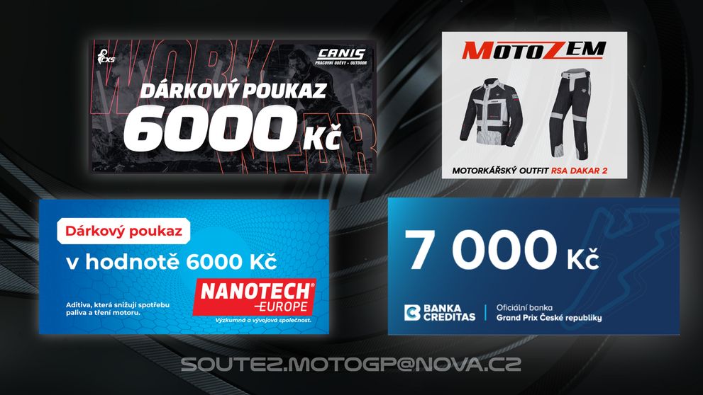 HERNÍ ŘÁD soutěže pro diváky Moto GP Velká cena Brna 2026