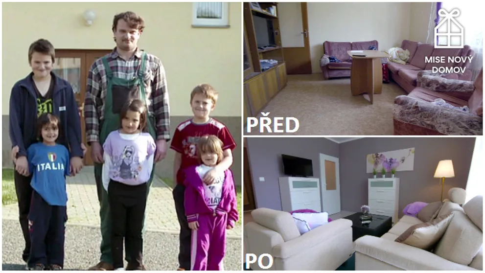 PŘED A PO: Jak se změnil byt rodiny Sihelských z Mise?