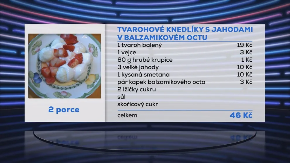 Levně a chutně: Tvarohové knedlíčky s jahodami s balsamikem