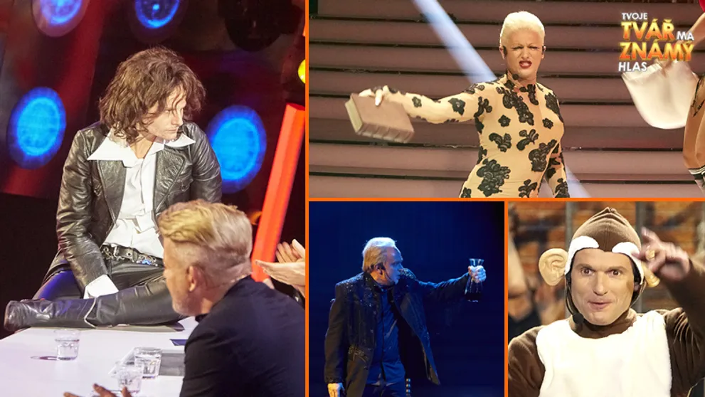 TOP MOMENTY 8. dílu Tvojí tváře: Speciální číslo Ivy Pazderkové, povedená imitace prezidenta i sladký polibek!