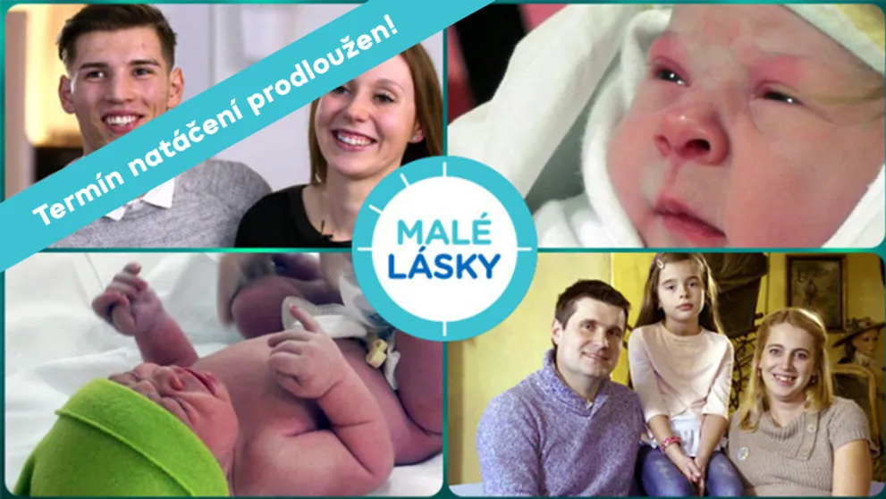 STAŇTE SE TELEVIZNÍ HVĚZDOU! Máte termín do konce dubna? Přihlašte se do Malých lásek!