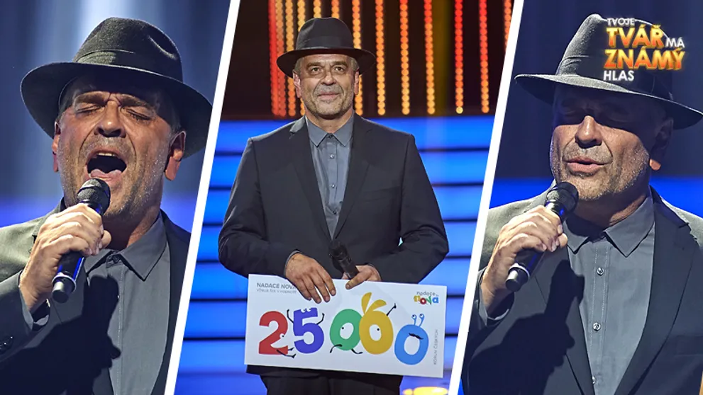Miroslav Etzler ohromil: S dojemnou písní Hallelujah vyhrál 6. díl Tvojí tváře!