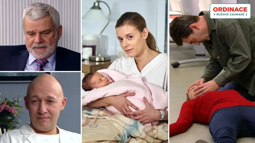 Celý 811. díl Ordinace: S Andreou je zle! Martina porodila a Mára sprostě vydírá Eduarda
